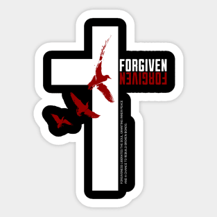 Forgiven Sticker